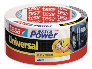 Plakband Tesa 50mmx25m extra Power wit - 1