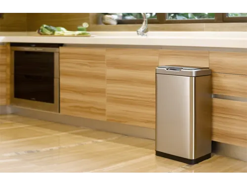 Stijlvolle Afvalbak Mirage Sensor Bin 30 Liter Mat Rvs Zwart
