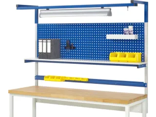 opbouwelement,v. werkbank,HxBxD 1380x2000x350mm,draagverm. 100kg,staal - 2