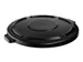 couvercle,p. conteneur de tri sélectif 121l,rond,Ø 560mm,PE,gris