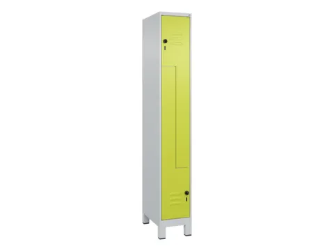 Z-garderobekast,HxBxD 1950x300x500mm,vak B 150/300mm,draaigrendel