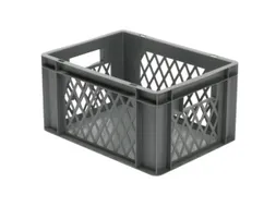 Euronorm-Stapelbak 19l H X L X B 210x400x300mm Grijs
