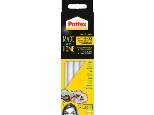 Lijmpatroon tbv lijmpistool Pattex hobby 10 stuks