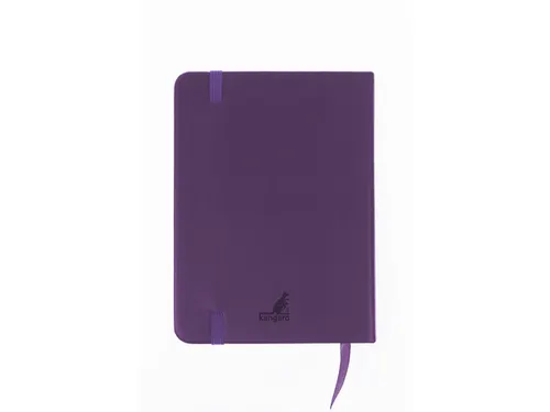 Schetsboek Kangaro A6 purple heart PU HC 80 vel 140gr roomwit met elas