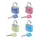Hangslot MasterLock 4 assorti alu 20mm