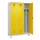 locker voor scheiding van kleding,HxBxD 1950x1200x500mm,3vak