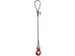Élingue Câble Fil D'acier Galvanisé Force 2T Câble Ø 14Mm Longueu