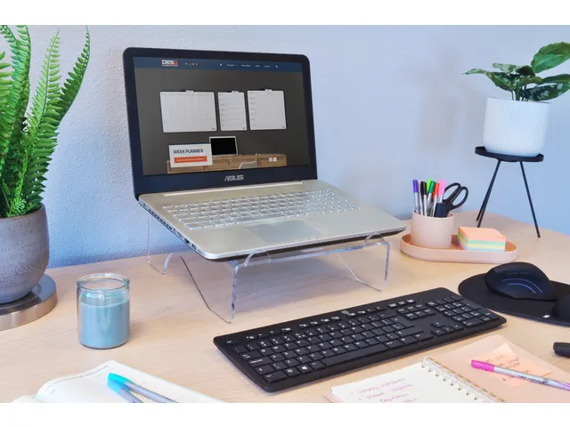 Acryl Laptopstandaard Transparant voor Laptops tot 17 Inch