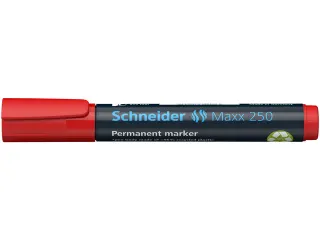 Marker Schneider Maxx 250 permanent beitelpunt rood - 1