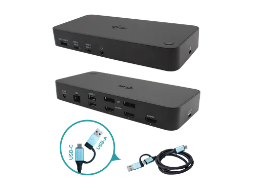 USB 3.0 / USB-C / Thunderbolt, 3x 4K Docking Station + Power Delivery