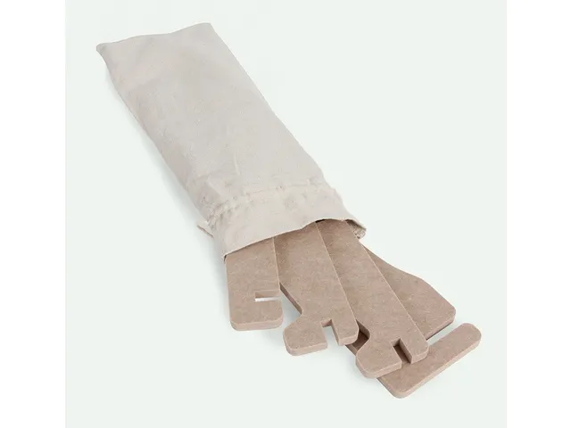 Support ordinateur portable Quantore feutre recyclé PET sable