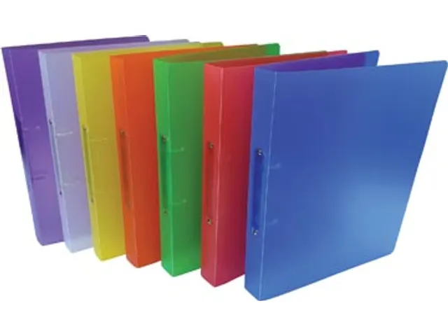 ringmap voor A4 PP 2 ringen van 25 mm assorti