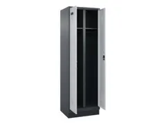 locker voor scheiding van kleding,HxBxD 1950x600x500mm,2vak