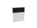 cache de banque d'accueil p. table de bureau Bl-blanc BN8033-noir