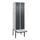 locker voor scheiding van kleding,HxBxD 2120x600x815mm,2vak
