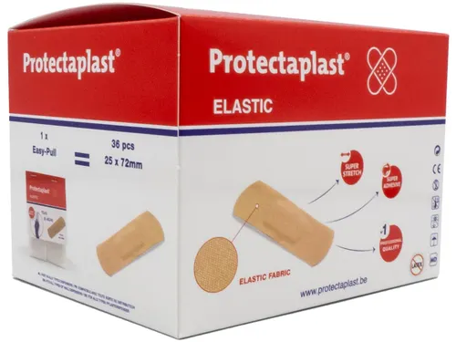Tear & Wear Elastic Easy-Pull Pleisters 25x72mm 5 x 36 stuks