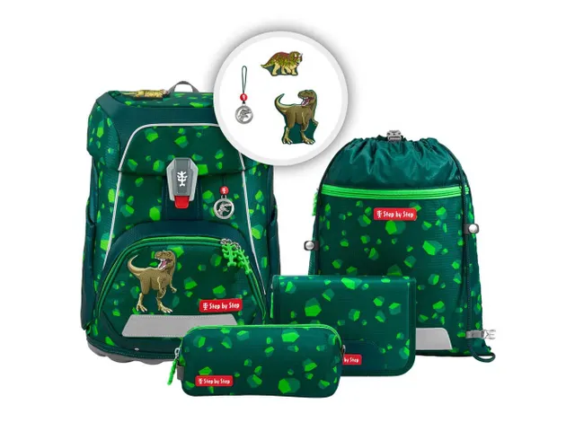 Rugzak Step by Step polyester 5-delig FIT Dino Targo