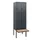 Dubbeldekse dekenkist,HxBxD 1950x600x815mm,2x2vak.,vak B 300mm