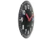 Horloge de table Nextime Duomo Mini 20 cm noir avec un verre bombé