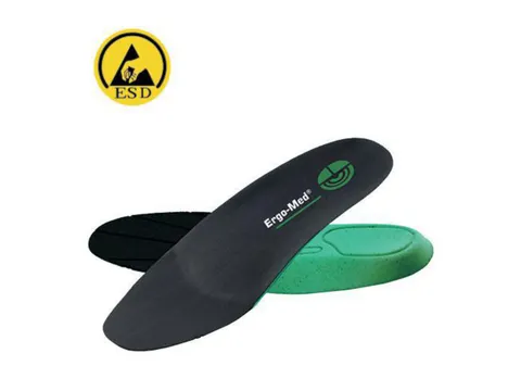 Atlas Ergo-Med Low Green inlegzolen zwart/groen, maat 37, per paar