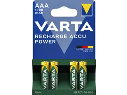 Batterij Oplaadbaar Varta 4x AAA 1000Mah Ready2Use