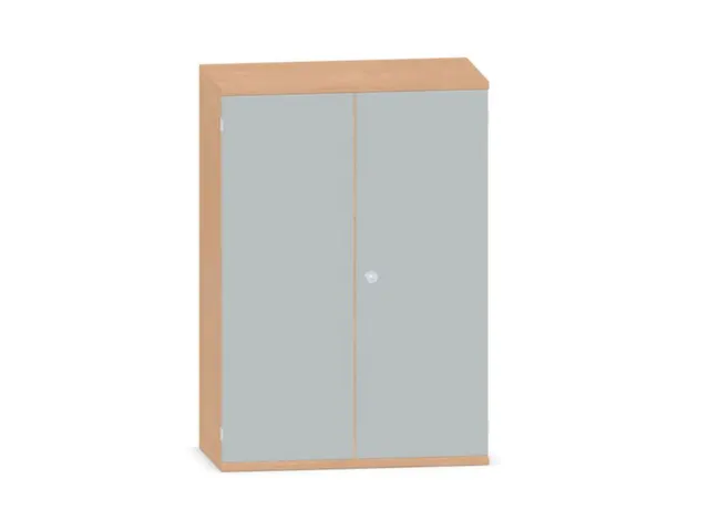 Kantoorkast 1150x800x430mm Decor Romp Beuken Decor Front Lichtgrijs