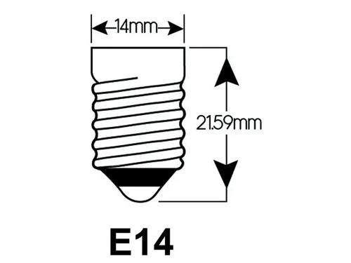 Ledlamp Integral E14 2700K warm wit 2-3,5W 250lumen