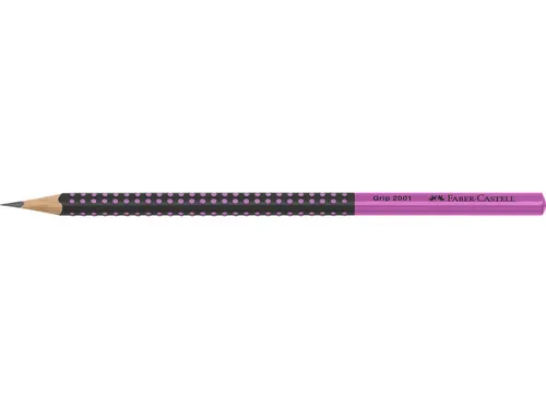 Grafietpotlood Faber-Castell Grip 2001 two-tone zwart/roze