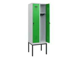 schoollocker,HxBxD 1950x600x500mm,2vak,vak B 300mm,draaigrendel