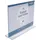 Kaarthouder Budget T-Standaard A5 1,5 Mm Liggend Acryl set van 5 stuks