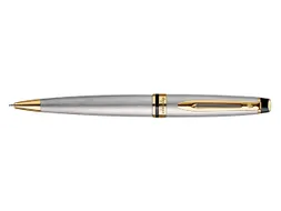 Balpen Waterman Expert Stainless Steel GT Medium Blauwe inkt