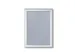 Cadre clipsable Scritto A4 angles droits 25mm aluminium/plastique