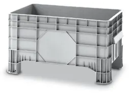 Maxi-Container 220 liter 550x640x1020mm Pe Gesloten Grijs