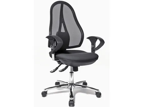 Bureaustoel Topstar open point sy deluxe zwart stof