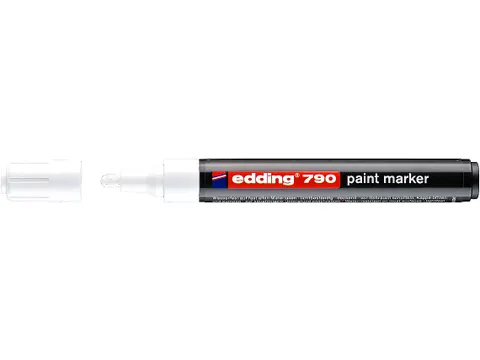 Paintmarker edding 790 alcoholbasis 2-3mm wit