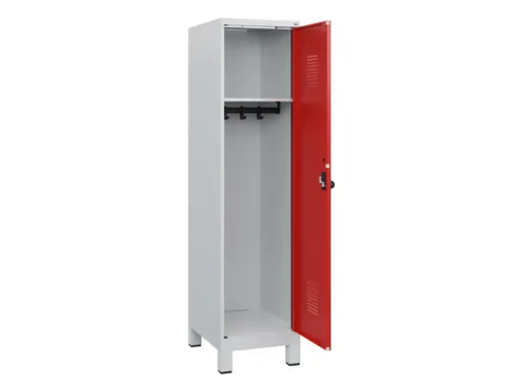 schoollocker,HxBxD 1630x400x500mm,1vak,vak B 400mm,draaigrendel,voeten