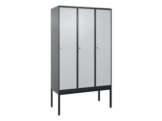 locker voor scheiding van kleding,HxBxD 2120x1200x500mm,3vak - 1