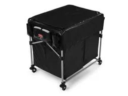 Afdekking,v. wasgoedwagens,HxBxD 228x666x889mm,300l,vinyl,zwart