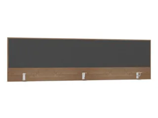 opzetpaneel bureau aanbouw achter NT-cherry BN8010-antraciet 2000mm - 1