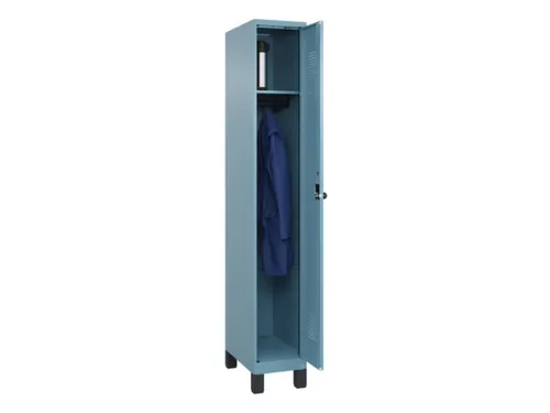locker,HxBxD 1950x300x500mm,1vak,vak B 300mm,draaigrendel,voeten