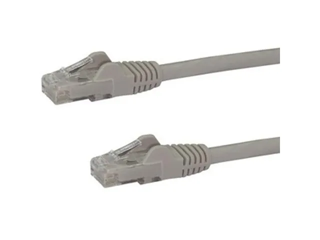22.86 cm grijs snagless Cat6 UTP patchkabel