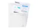 Pak van 100 venstermappen SUPER 160g/m2 - 22x31cm-Wit