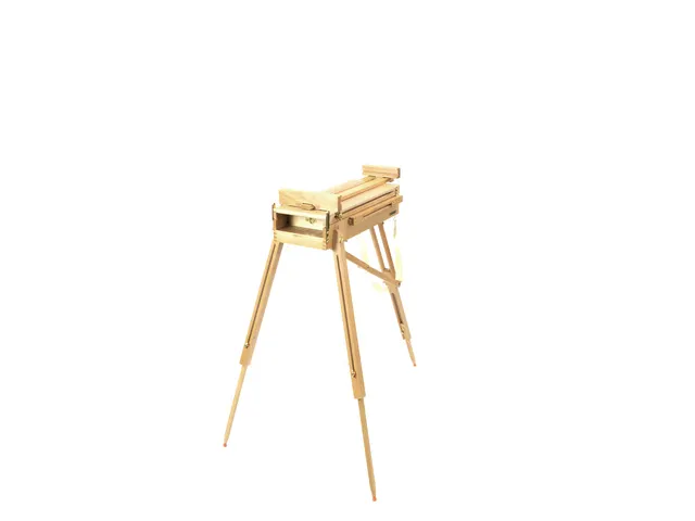 Chevalet de terrain Kangaro bois de hêtre Pour toile jusqu'à 85 cm.
