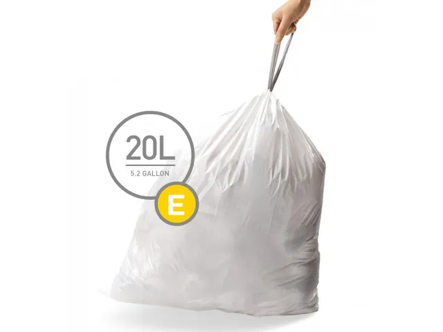 Simplehuman afvalzak code E 20 liter 60 stuks