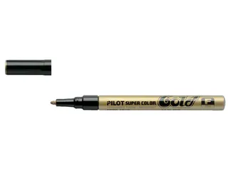 Viltstift Pilot Super Color Lakmarker Ronde Fijne punt Goud - 1