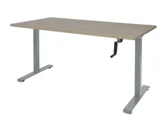 Dextro Slinger Bureau Zit-sta T-poot 180x90 Robson Eiken 25mm Alu
