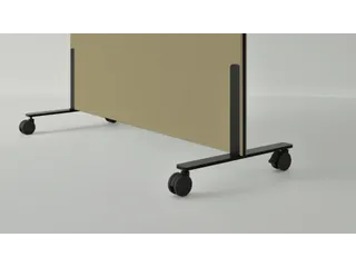 Silva verrijdbaar akoestisch whiteboard beige 200x120cm - 7