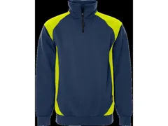 Fristads 7048 GSM sweater, blauw/geel, maat 3XL, per stuk