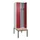 locker met bank,voor scheiding van kleding,HxBxD 2120x600x815mm,2vak