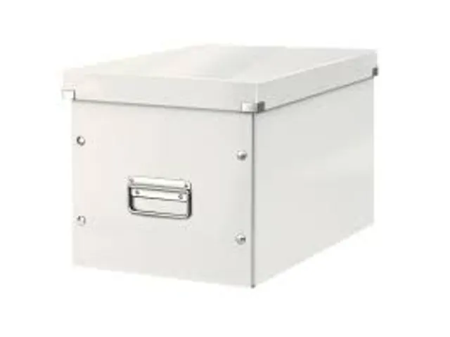 Click & Store WOW Kubus Grote Opbergdoos Wit 80% gerecycled karton